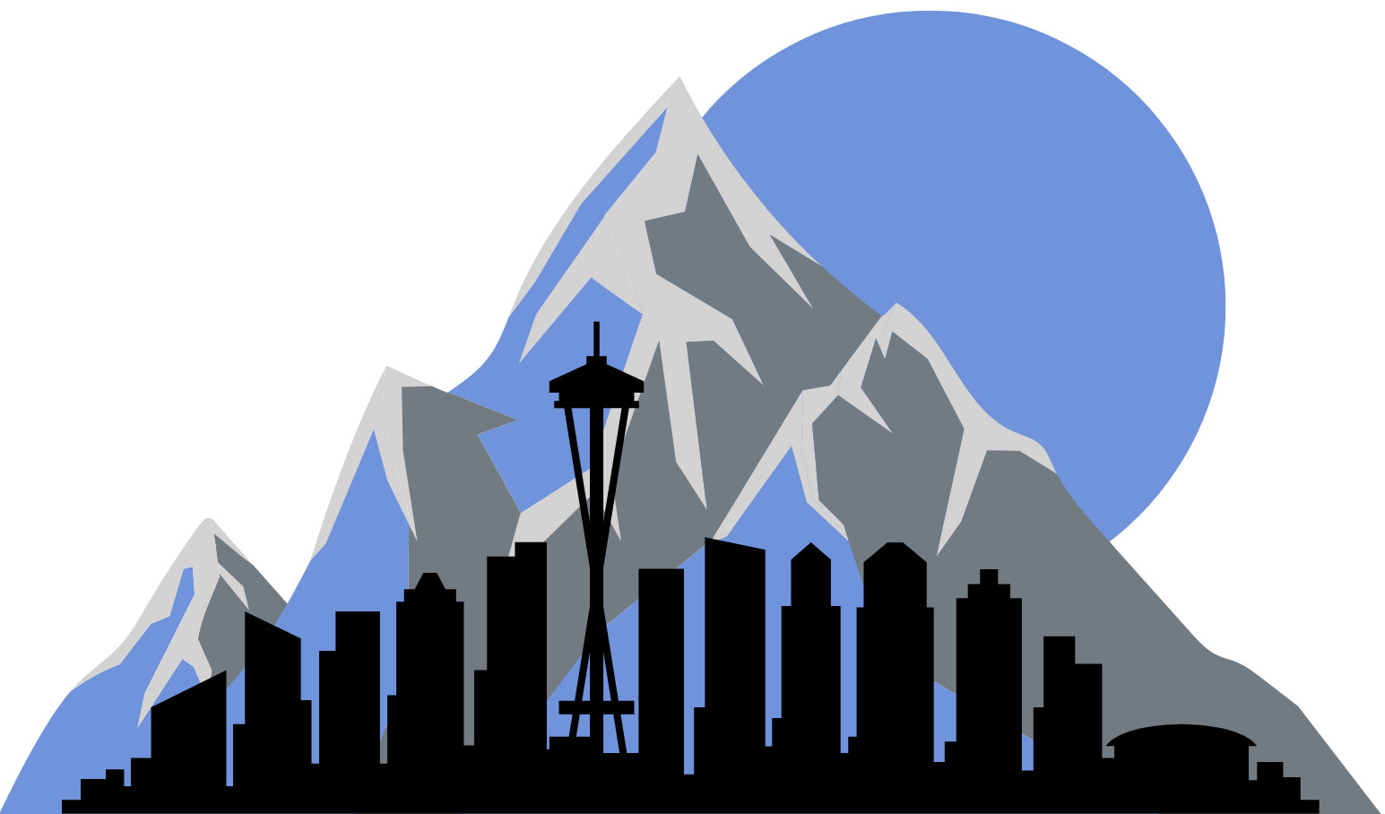 Brochure Cover with Mountains 